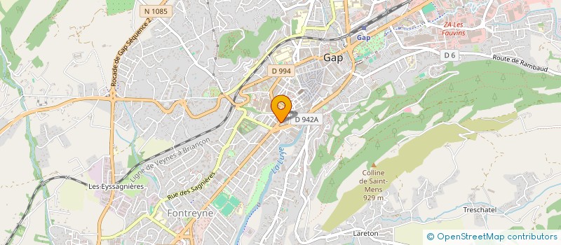 localisation de l'entreprise SALLA LECOMTE GEOMETRE EXPERT à GAP