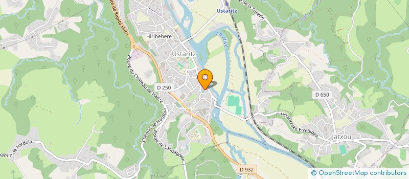 localisation de l'entreprise SALLABERRY INVESTISSEMENT  USTARITZ