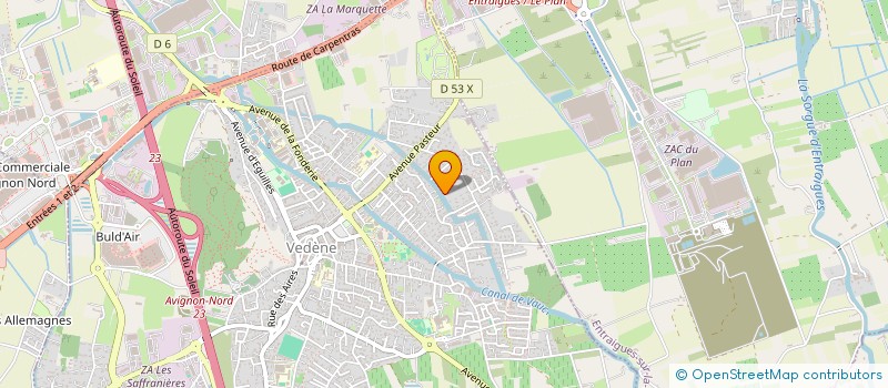 localisation de l'entreprise SALLAHU ENTREPRISE à VEDENE