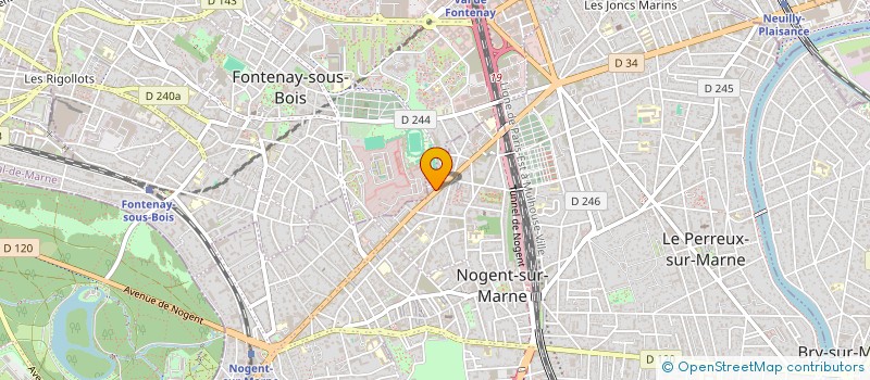 localisation de l'entreprise SALLAM  NOGENT-SUR-MARNE
