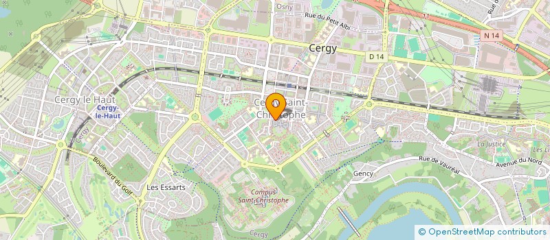 localisation de l'entreprise SALLAMINA à CERGY