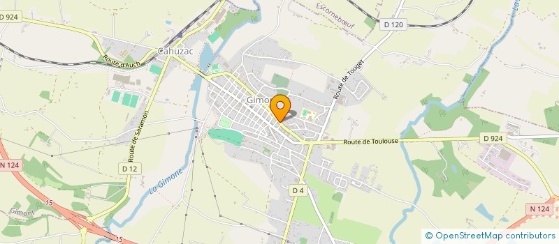 localisation de l'entreprise SALLAN à GIMONT