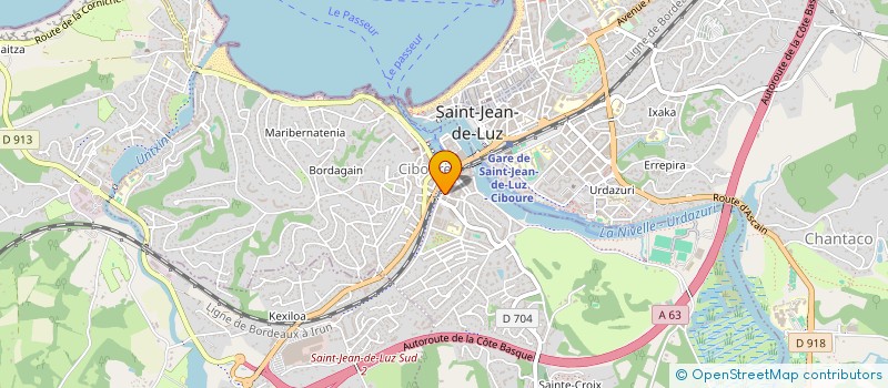 localisation de l'entreprise SALLAPERY à CIBOURE