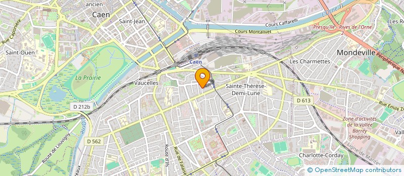localisation de l'entreprise SALLE à CAEN