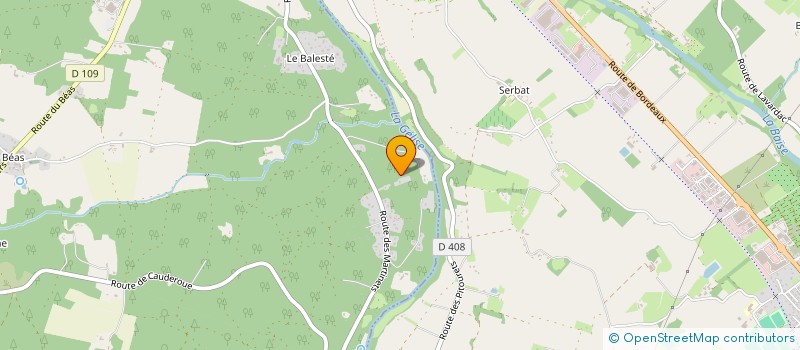 localisation de l'entreprise SALLE BAROU  NERAC