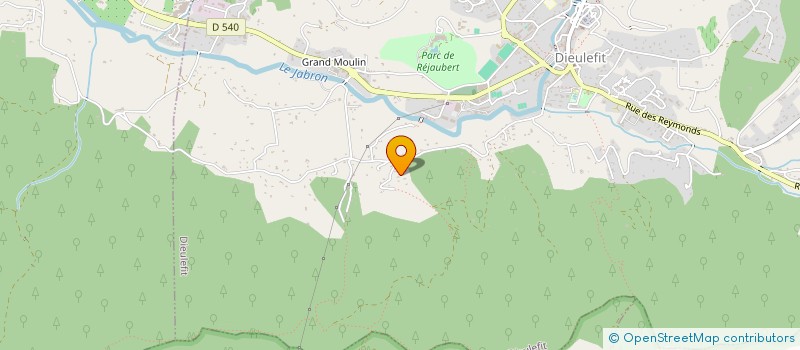 localisation de l'entreprise SALLE D ACTIVITES BIEN ETRE ARTISTIQUES ETSPORTIVES LINSPIR  DIEULEFIT