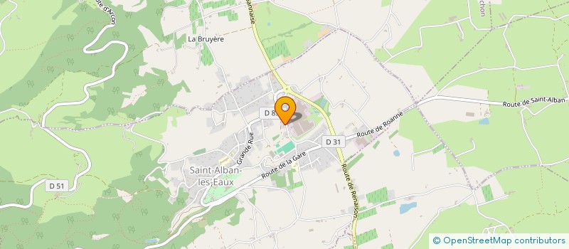 localisation de l'entreprise SALLE D'ARMES ECOLE ANCIENNE FOREZ-LYONNAIS KOT DE MAYE  SAINT-ALBAN-LES-EAUX