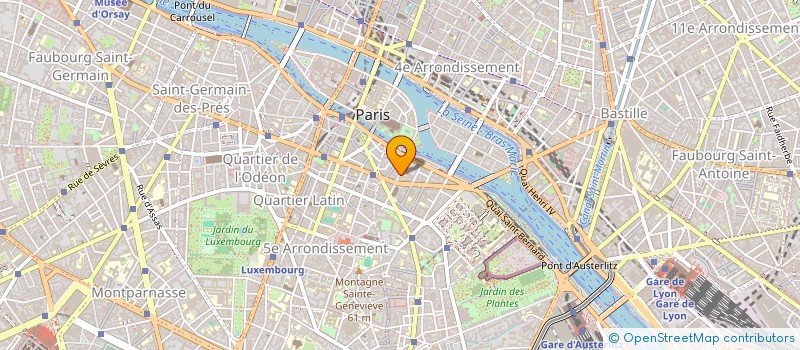 localisation de l'entreprise SALLE DE BAINS DES BERNARDINS à PARIS