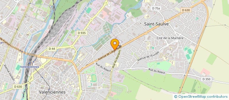 localisation de l'entreprise SALLE DE L'EUROPE à VALENCIENNES