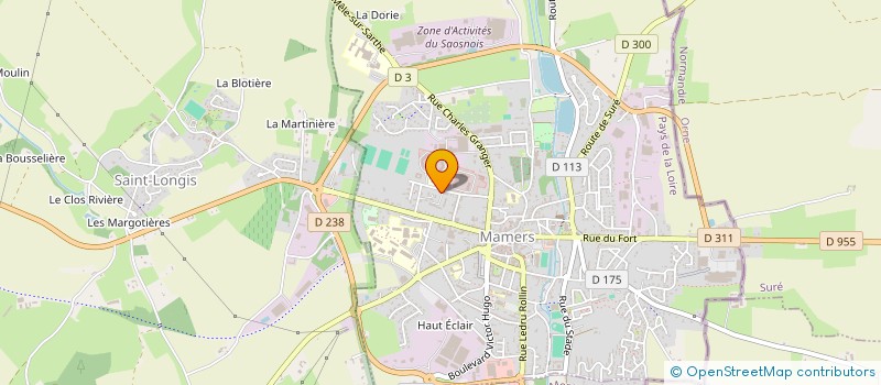 localisation de l'entreprise SALLE DE MUSCULATION à MAMERS