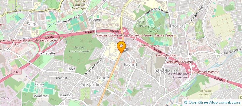 localisation de l'entreprise SALLE DE VENTES LIBRES DE GRADIGNAN  GRADIGNAN