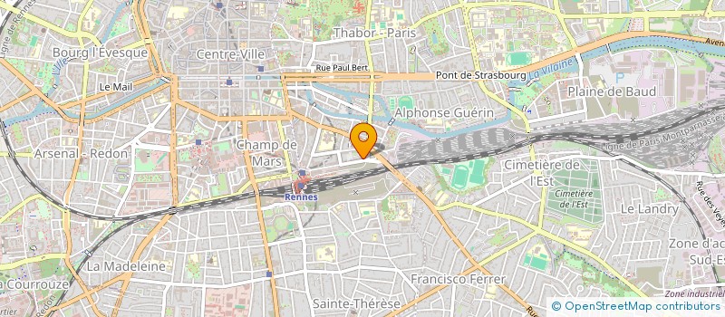 localisation de l'entreprise SALLE DEPOT VENTE  RENNES