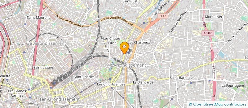 localisation de l'entreprise SALLE DES VENTE DES CHARTREUX à MARSEILLE