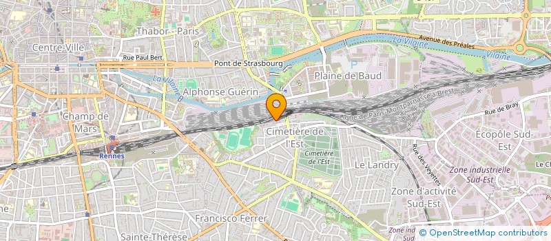 localisation de l'entreprise SALLE DES VENTES PARTICULIERS RENNES  RENNES