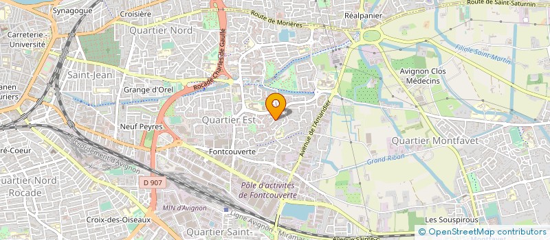 localisation de l'entreprise SALLE LE PALACE  AVIGNON