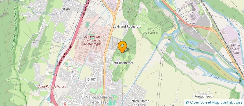 localisation de l'entreprise SALLE SAINT ANGE à VARCES-ALLIERES-ET-RISSET