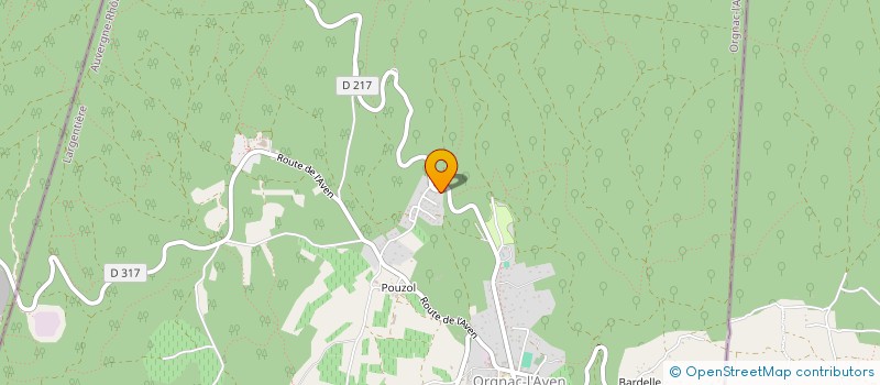 localisation de l'entreprise SALLEE  ORGNAC-L'AVEN