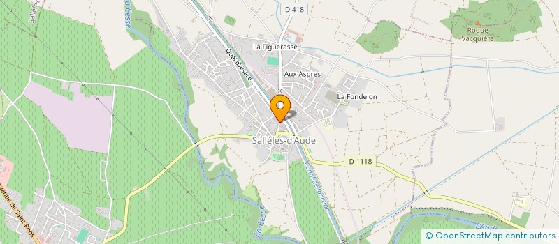 localisation de l'entreprise SALLELES HORIZON à SALLELES-D'AUDE