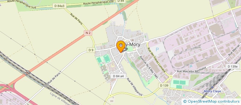 localisation de l'entreprise SALLERON à MITRY-MORY