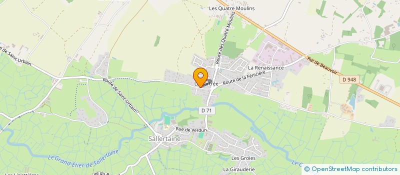 localisation de l'entreprise SALLERTAINE PALET CLUB à SALLERTAINE
