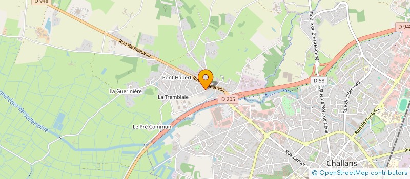 localisation de l'entreprise SALLERTAINE PONT HABERT à SALLERTAINE