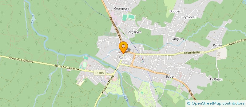 localisation de l'entreprise SALLES DELICES à SALLES
