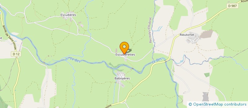 localisation de l'entreprise SALLES ENERGIES  RECOULES-D AUBRAC