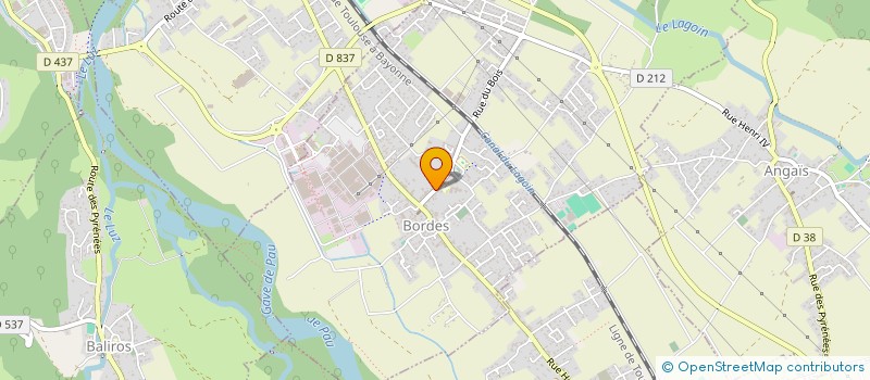 localisation de l'entreprise SALLES-LOUSTAU  BORDES