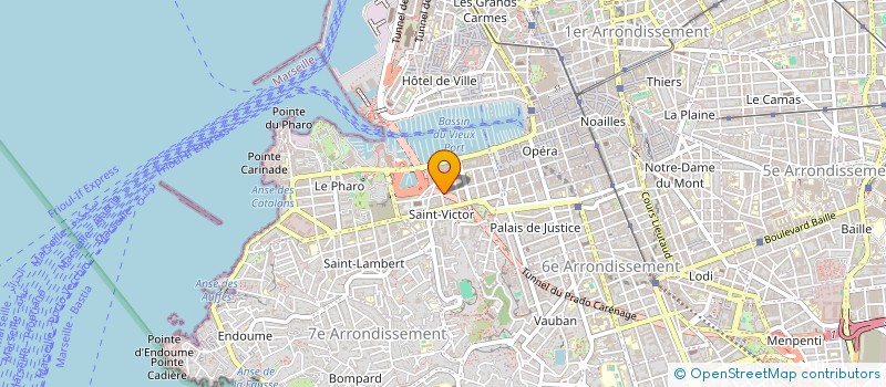 localisation de l'entreprise SALLES THERME  MARSEILLE