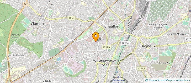 localisation de l'entreprise SALLESOBSCURES  CHATILLON