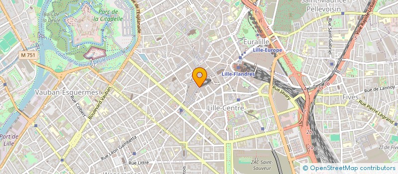 localisation de l'entreprise SALLEZ à LILLE