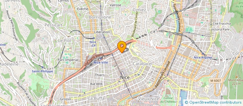 localisation de l'entreprise SALLI à NICE