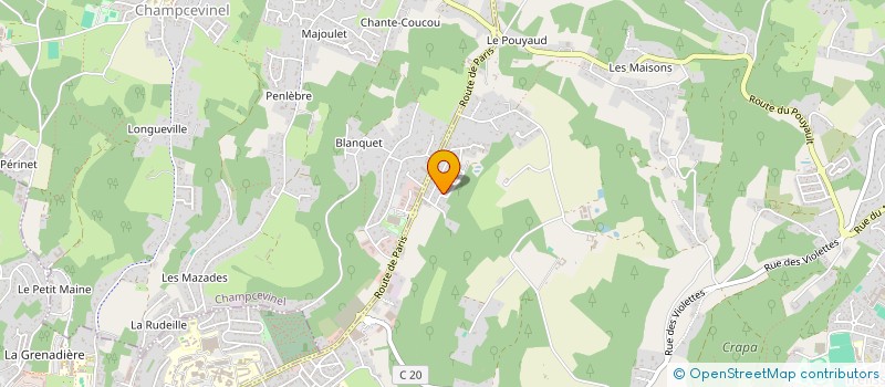 localisation de l'entreprise SALLIA  TRELISSAC