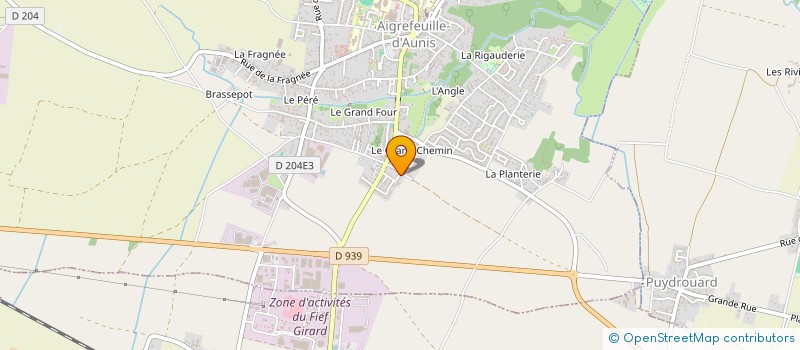 localisation de l'entreprise SALLIER  AIGREFEUILLE-D'AUNIS