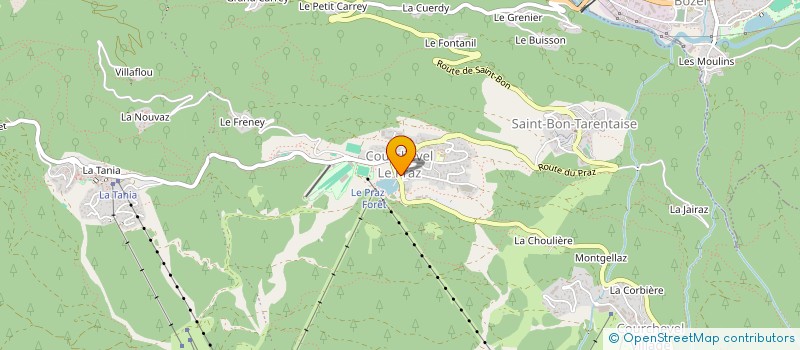 localisation de l'entreprise SALLIER INVESTISSEMENTS à COURCHEVEL