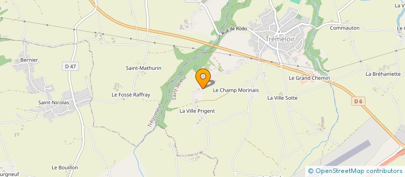 localisation de l'entreprise SALLIOU COUVERTURE  PORDIC