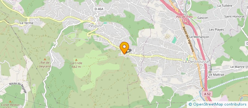 localisation de l'entreprise SALLUSTE  PEYPIN