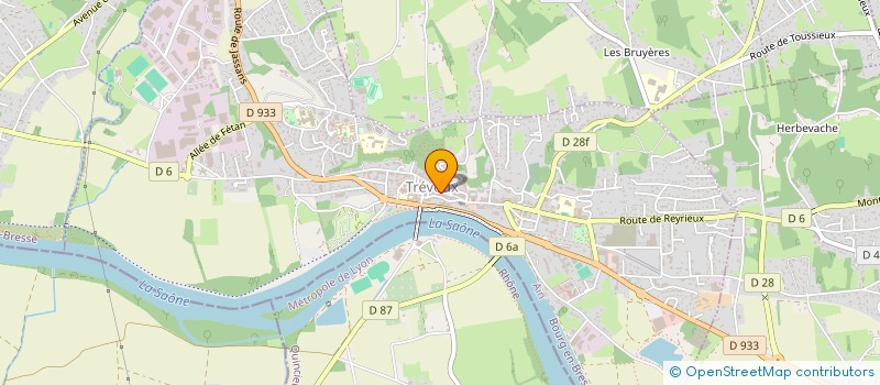 localisation de l'entreprise SALLUSTE  CHALEINS