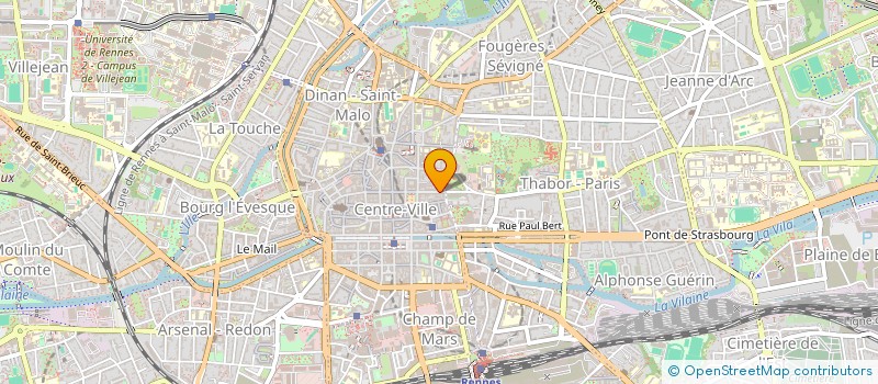 localisation de l'entreprise SALLY à RENNES