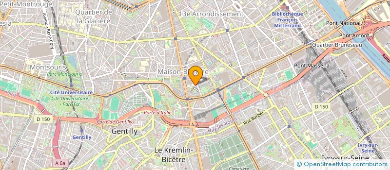 localisation de l'entreprise SALLY B  PARIS