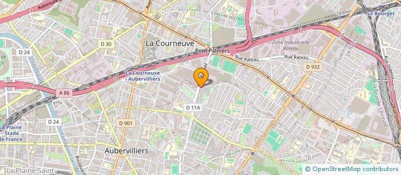 localisation de l'entreprise SALLY COSMETICS  LA COURNEUVE