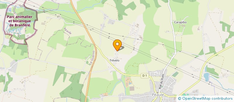 localisation de l'entreprise SALM56  PEAULE