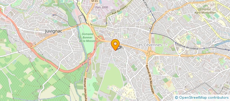 localisation de l'entreprise SALMA à MONTPELLIER