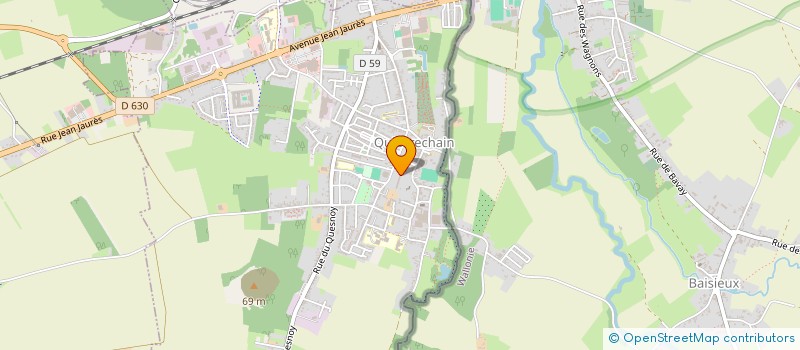 localisation de l'entreprise SALMA  QUIEVRECHAIN