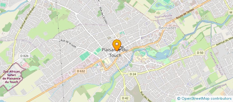 localisation de l'entreprise SALMA BELLEZZZA  PLAISANCE-DU-TOUCH