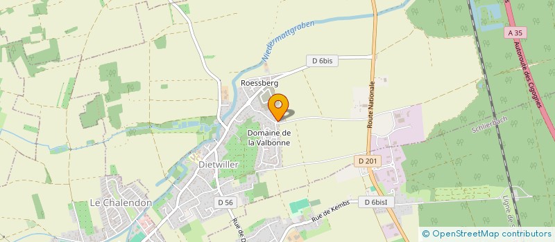 localisation de l'entreprise SALMA DEVELOPPEMENT  DIETWILLER