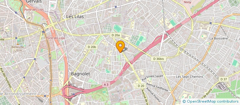 localisation de l'entreprise SALMA FRUIT  BAGNOLET
