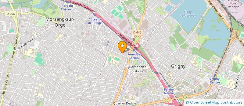 localisation de l'entreprise SALMA GTA à VIRY-CHATILLON