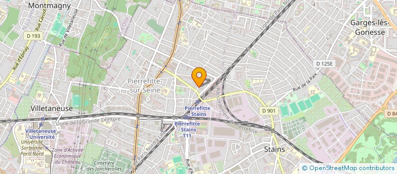 localisation de l'entreprise SALMACAB à PIERREFITTE-SUR-SEINE