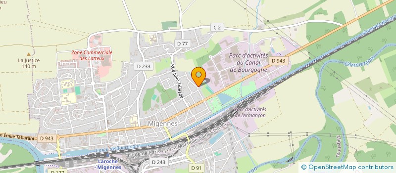 localisation de l'entreprise SALMAN à MIGENNES